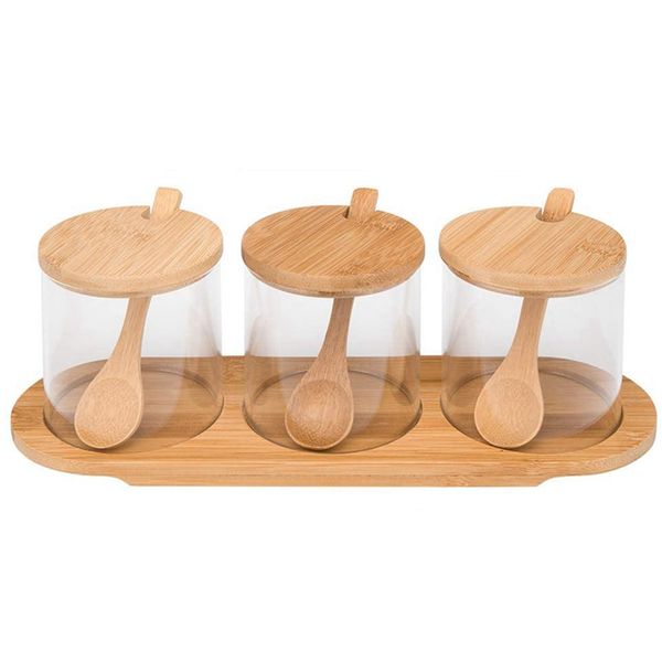Condiment Containers With Lids - 3 Pack