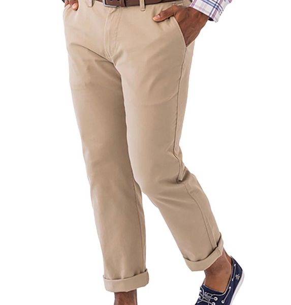 NAUTICA Men KHAKI Cotton Regular Pants