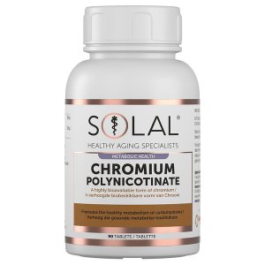 Solal Chromium Polynicotinate 200mcg 90