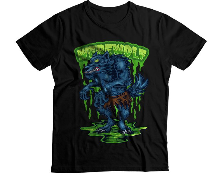 Werewolf Graphic T-Shirt
