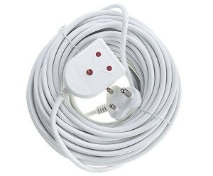 Electricmate 16A 20m Extension Lead - White