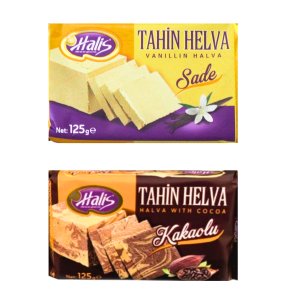 Halis Traditonal Halva Chocolate and Vanilla 125gx2
