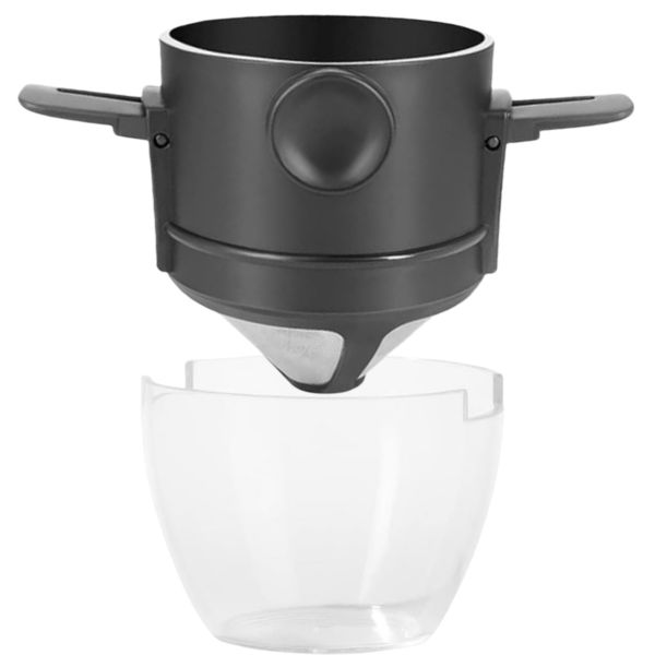 Pour Over Coffee Maker, Stainless 304 Coffee Filters with Food-Grade PP Cup
