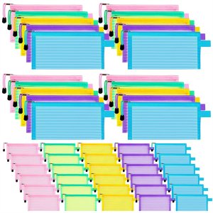 Mesh Pouch Pencil Pen Case Pencil Storage Pouches Bulk Pencil Bag