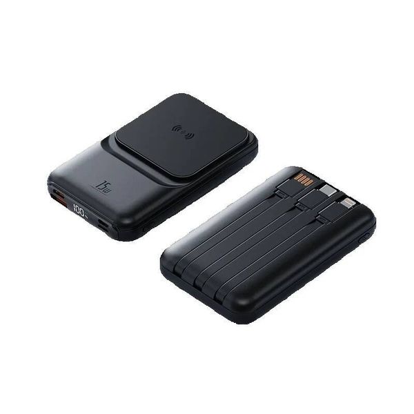 3-in-1 Cable Wireless Fast Charging Power Bank - 1 Unit