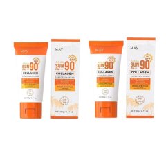 May Aqua Sun Collagen Sunscreen - 60g x 2