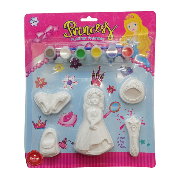DeBest DIY Princess Plaster &amp; Painting Set