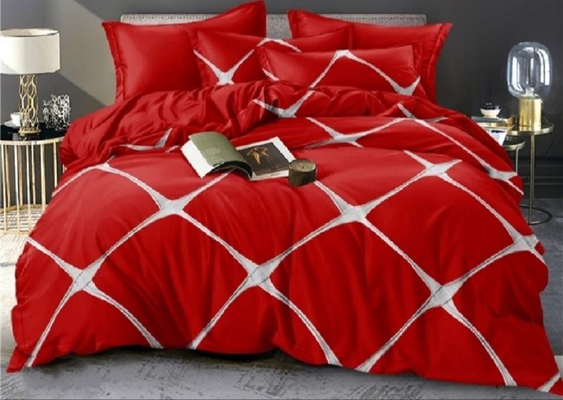 Duvet Cover Set ,Soft Touch,easy Care : Red