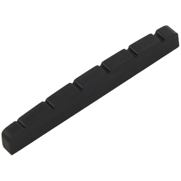 6x Black 6-string Guitar top nut 42mm x 3mm