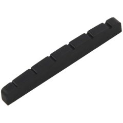 6x Black 6-string Guitar top nut 42mm x 3mm