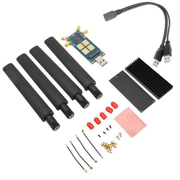 5G Dongle USB3.1 to M.2 Key B Card 4 Antennas