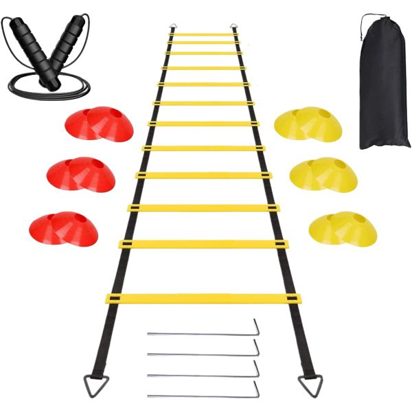 Soccer Agility Training Set, Speed Training Equipment, Solo Soccer Trainer