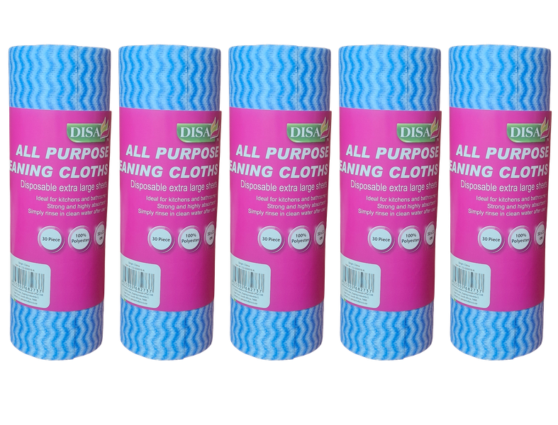 All Purpose Cleaning Cloths - Disposable Kitchen Wipes (150 Wipes) | Grey