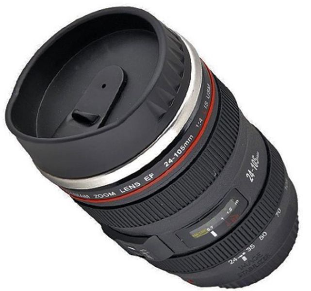Coffee Travel Mug Flask And Lens Tea