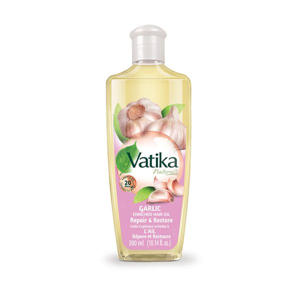 Vatika Garlic Enriched Hair Oil 200ml - Repair &amp; Restore for Strong Hair