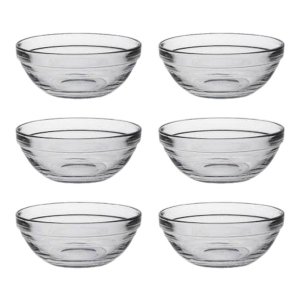 6 Piece Bowl Set Glass Gastroboutique 10x4.5cm
