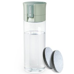 BRITA Vital Water Filter Bottle Lightgreen 600ml incl. 2x MicroDisc filters