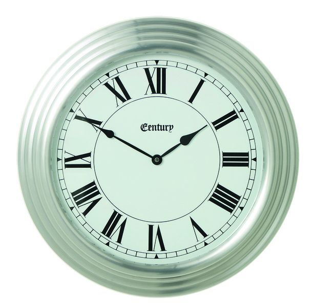 Station Aluminium 300 mm Wall clock