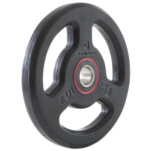 Domyos Rubber Disc Weight with Handles 28 mm - 5 kg