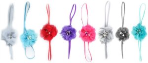 Diamante Headbands (8 Piece)