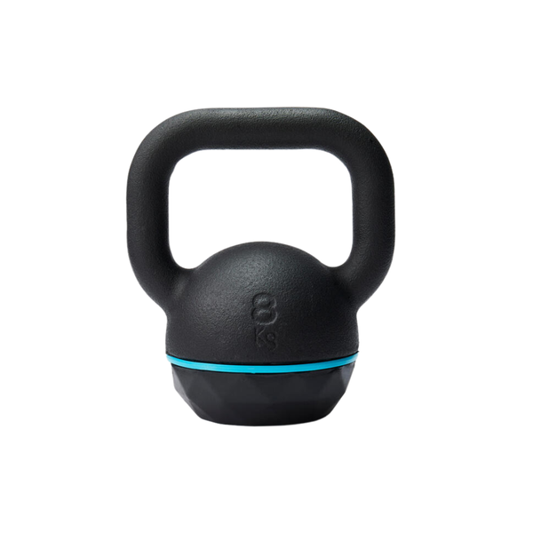 Domyos Cast iron kettlebell with rubber base 8 kg