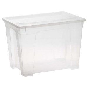 Pride - Storage Box / Contour Storage Organiser - 65L (Clear)