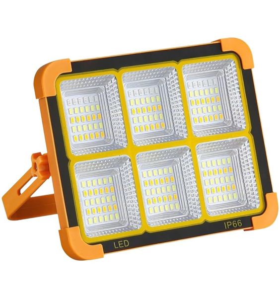 Work Floodlight Solar With Motion Sensor IP66 Waterproof Emergency Security