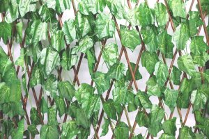70cm Artificial Green Leaf Retractable Extension Fencing - Leaf Pattern A