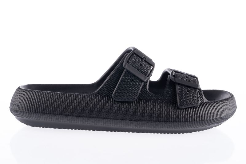 Cotton Belt-Men's Slip-On Sandals - Black