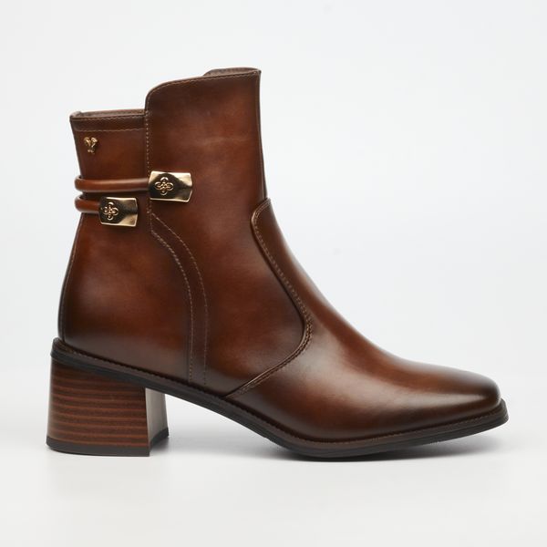Butterfly Feet Nikah 2 Women Faux Leather Ankle Boots - Chocolate