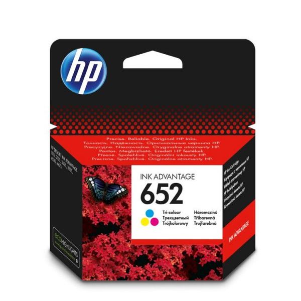 HP 652 Original Tri-Color Ink Cartridge