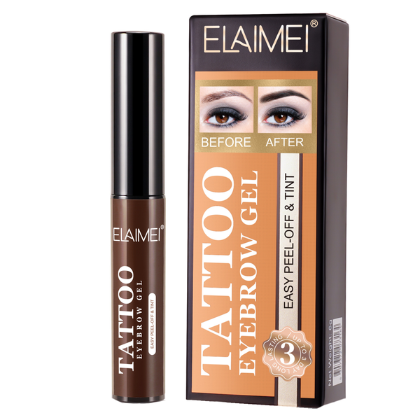 Elaimei Tattoo Eyebrow Gel Easy Peel-Off and Tint