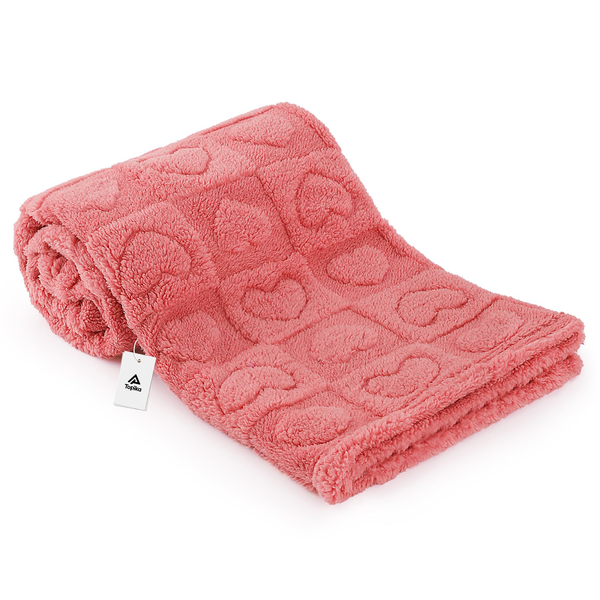 Topika Throw Blanket Baby Comfort Blanket Heart-patterned, Baby Blanket