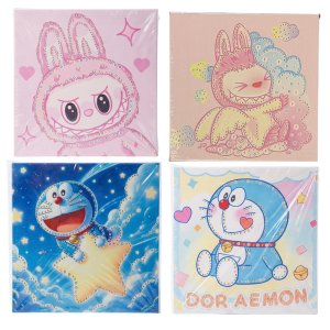 4pcs Labubu 20cm Pearl Painting Bundle