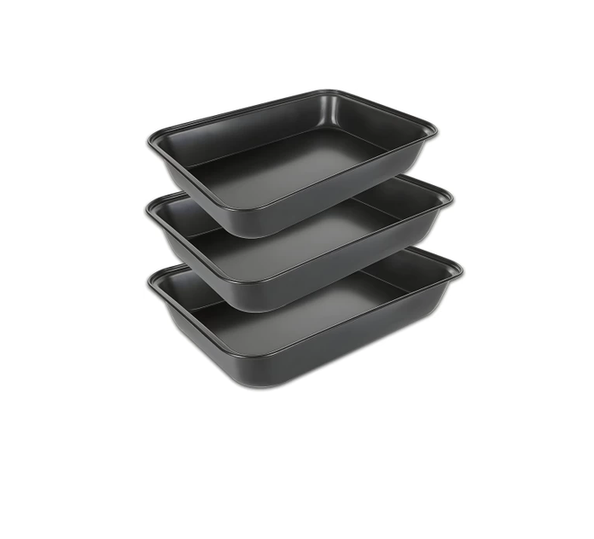 3 Pack Rectangle Baking Pan