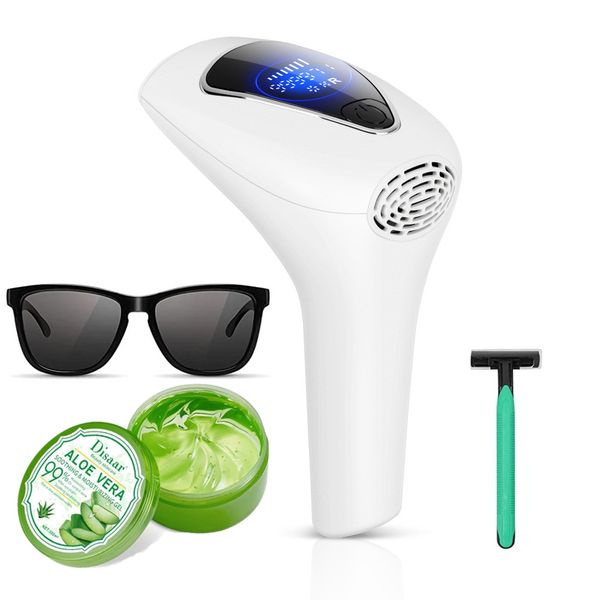 IPL Laser Hair Removal Device Permanent Hair Epilator + Aloe Soothing Gel