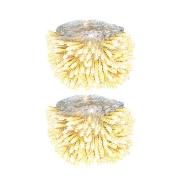 220V 20m Fairy Lights in a soothing Warm White Color Pack of 2