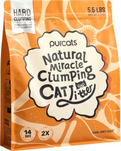 Purcats Natural Miracle Clumping Cat Litter-Earl Grey Scent