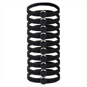 Elasticity Snap Hair Ties for Thick Hair Natural Curly Hair - 10 Piece