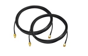 MWD Male to Female Bulkhead Mount RG174 Antenna Extension Cable (2-Pack)