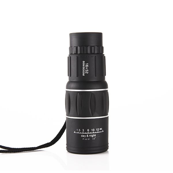 16x52Waterproof Monocular Dual Focus Optics Zoom Telescope