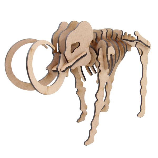 Wow We | 3D Wooden Model | Dinosaurs | Mammoth Junior