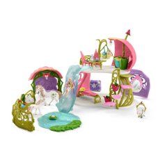 Schleich - Bayala - Glittering Flower House with Unicorns - Lake and Bayala