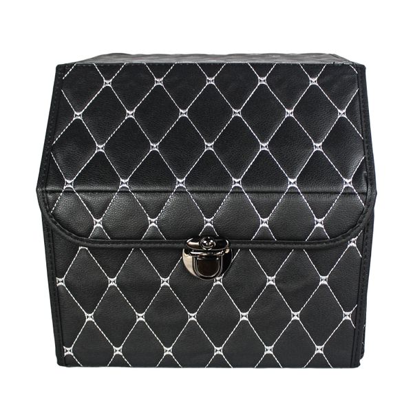 Small Quilted Car Boot Organizer - Lightweight Style Storage Box - CBB-001-S