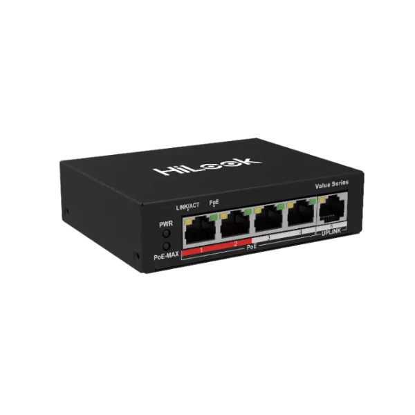 HiLook 4 Port Fast Ethernet Unmanaged POE Switch