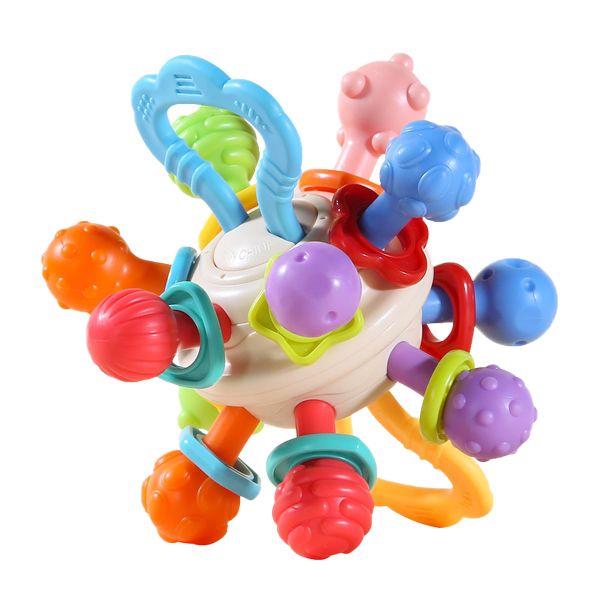 Montessori Baby Sensory Teether Toy for 0-18Months