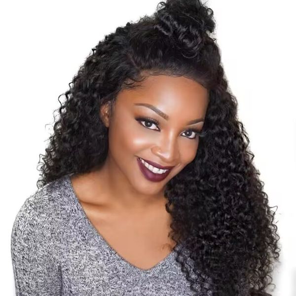 Golden Perfect 20" Brazilian Curly Ear To Ear Frontal Glueless Wig