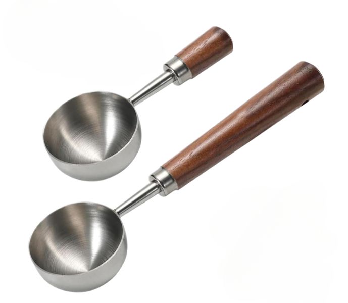 2 Piece Coffee Scoop Coffee Measuring Spoon Stainless Steel Coffee Spoon