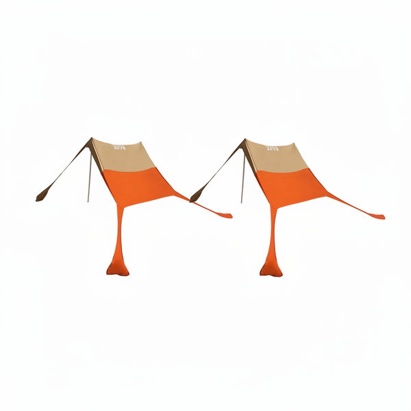 3x3m Stretch Canopy Tent for 8 People - Outdoor Shelter - 2 Pack
