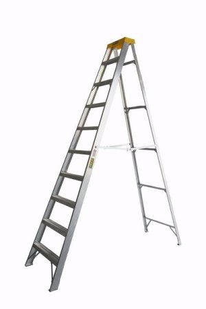 Maxi 10 Step Heavy Duty Yellow Top Ladder